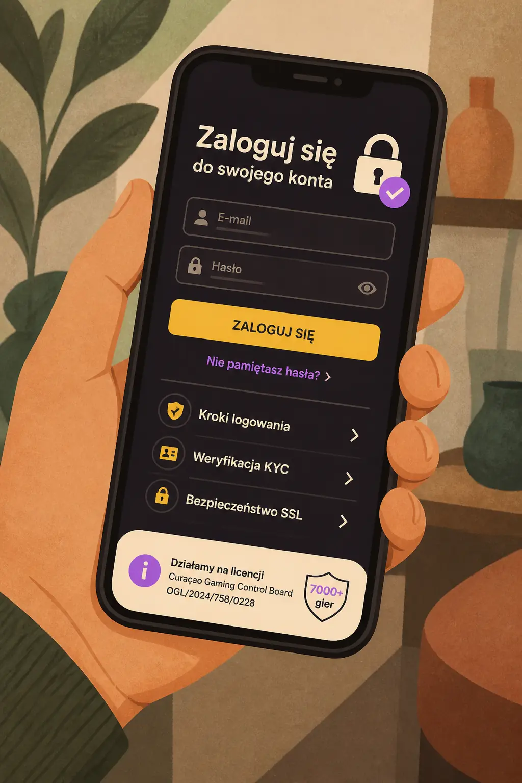 iWild Casino login - logowanie do konta visual guide for iWild Casino